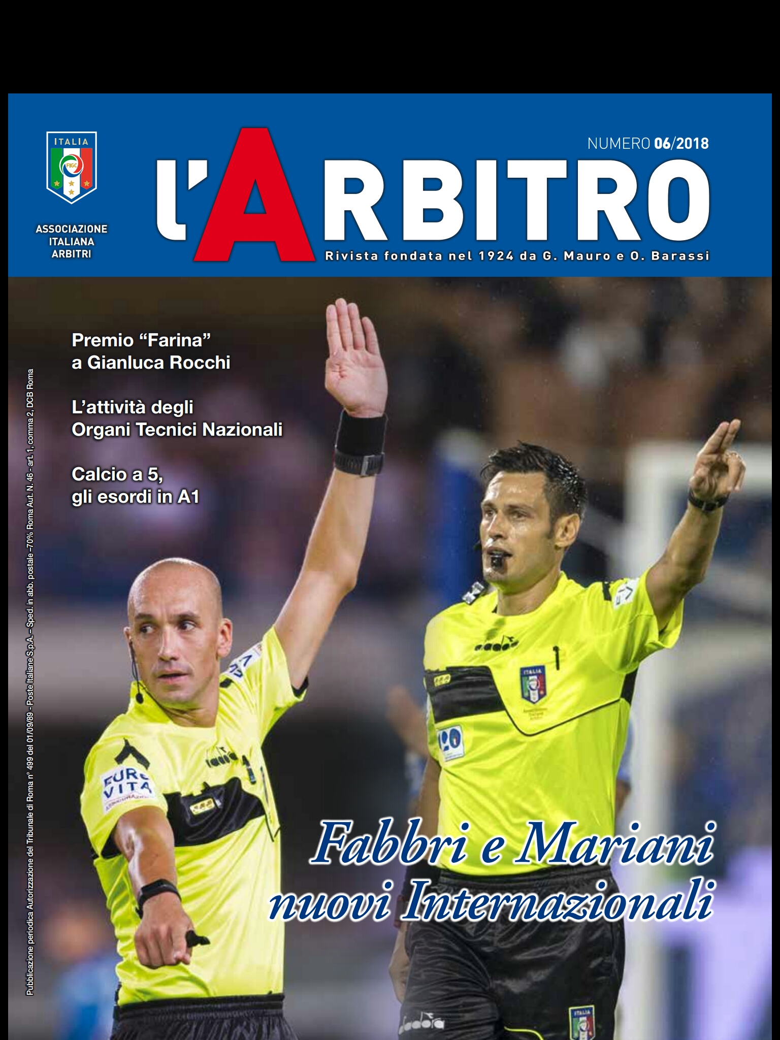 LArbitro 062018 Copertina