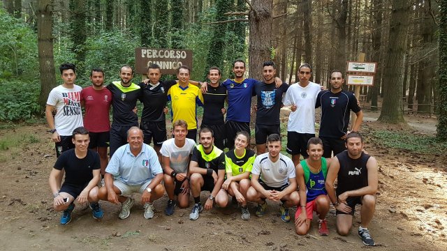 Allenamento in Pineta per la Sezione